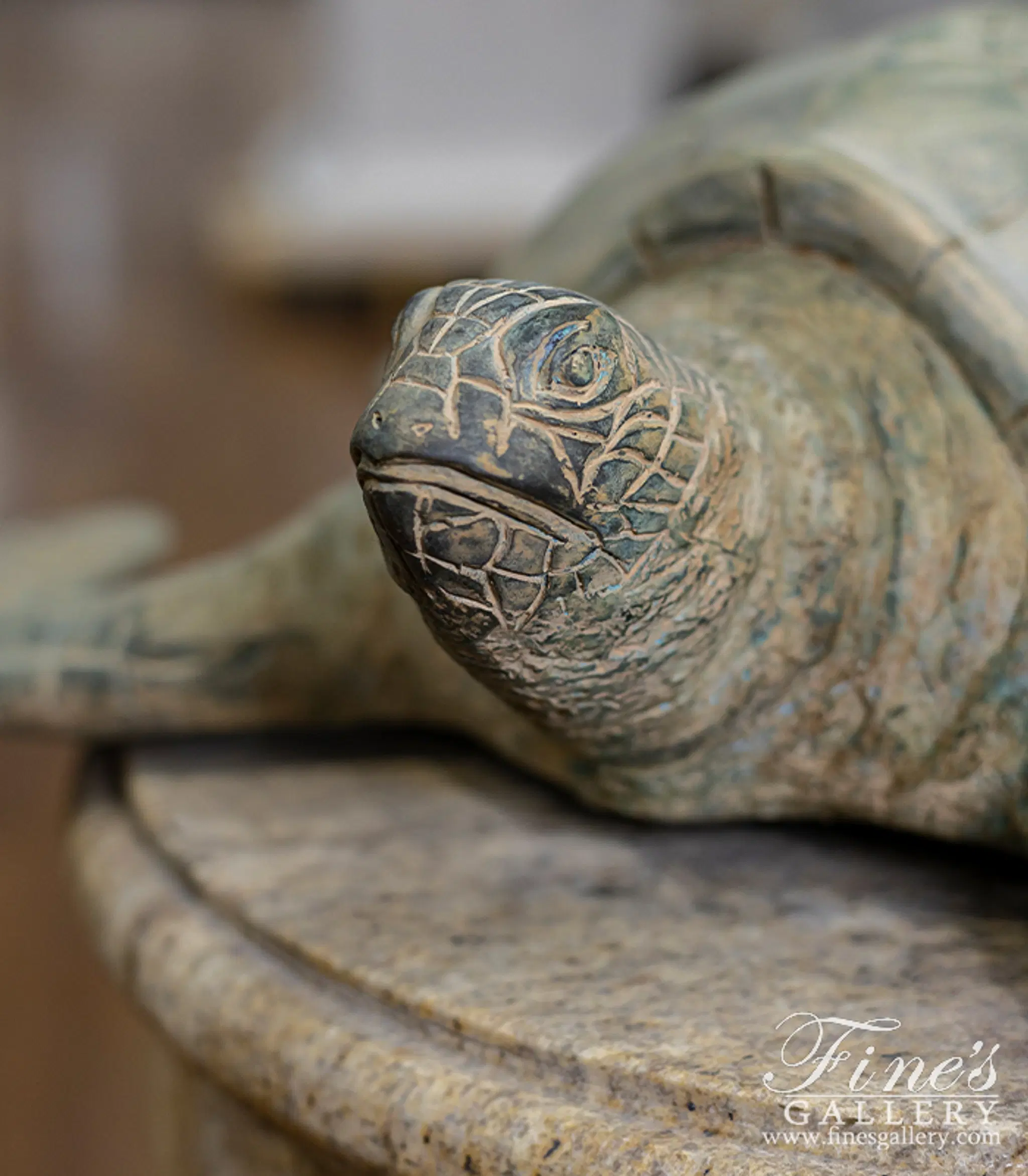 Bronze Statues - Green Sea Turtle Bronze Statue - BS-1419